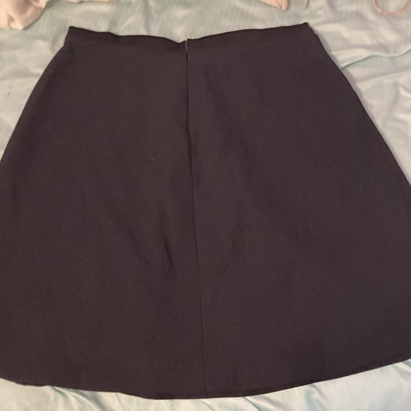 Ellen Tracy navy Aline skirt - Picture 2 of 2